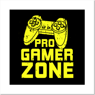 Pro Gamer Gaming Controller Gift Posters and Art